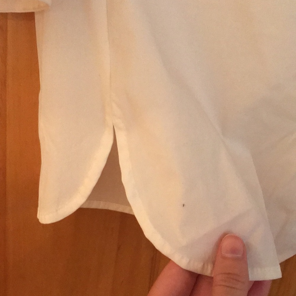 Talbots white blouse - Picture 3 of 5